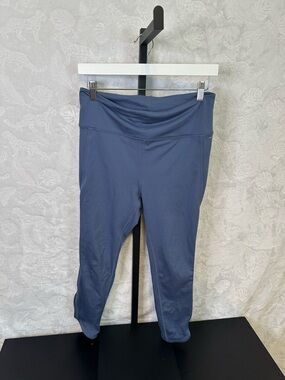 FP Movement by Free People Coastal Blue High-Rise Cropped Leggings